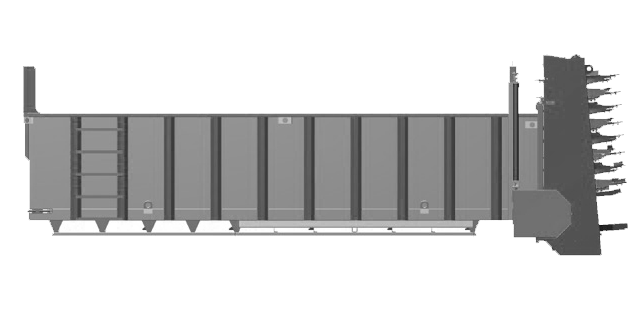 Combination Silage Trailer Truck Box,